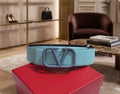 Valentino Garavani VLogo Signature Belt (Blue