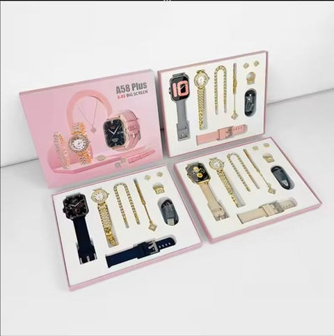 Women Smart Watch and  Jewlery set